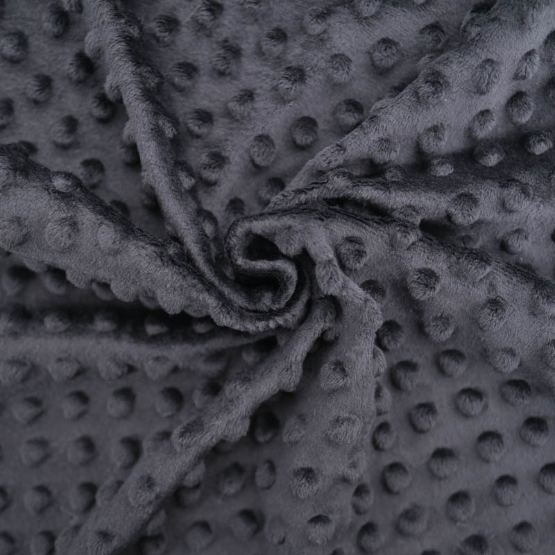 Minkee Pois Oeko-Tex Prenium noir - Maison Klem